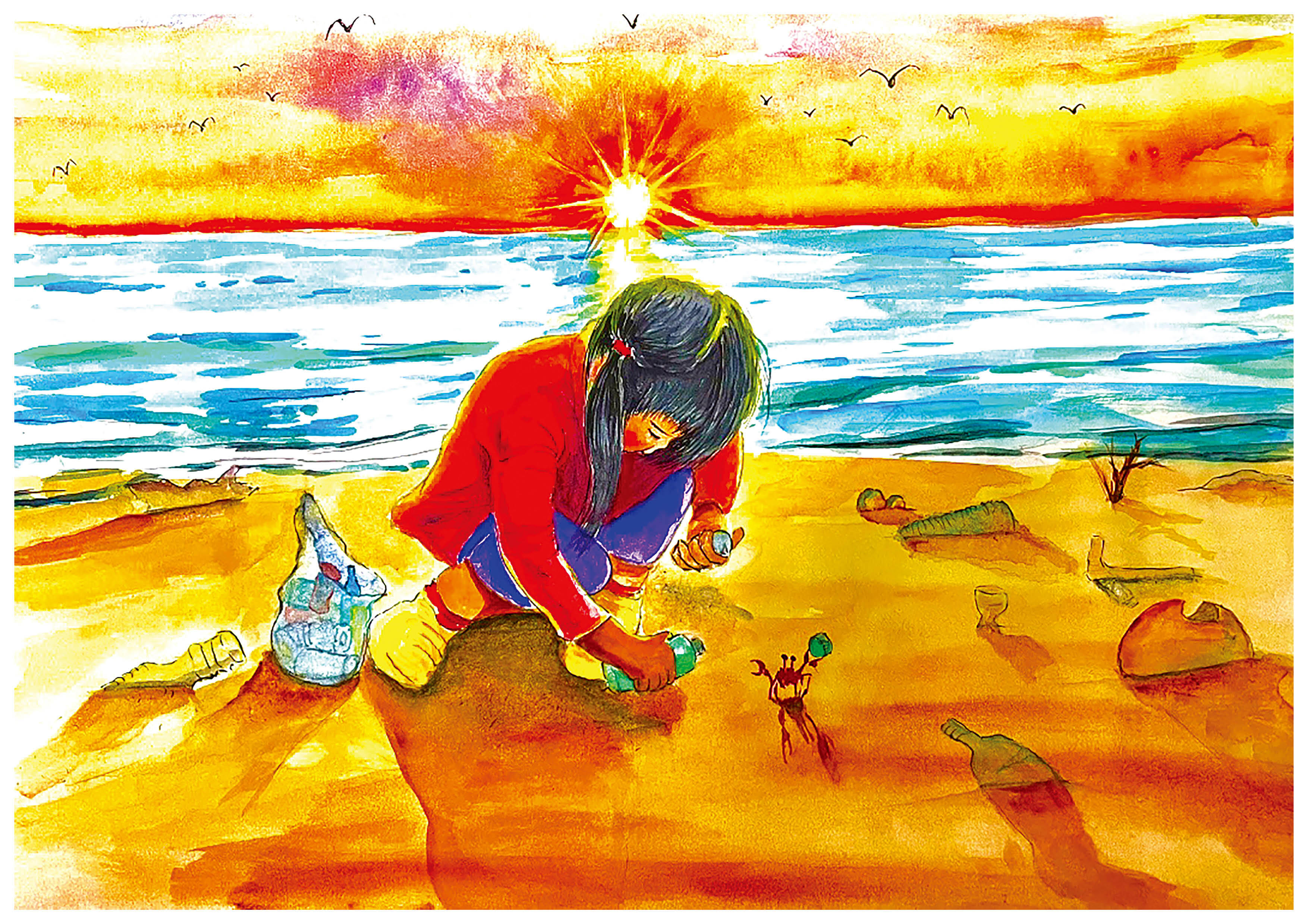海を綺麗に